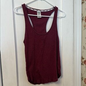 ❤️ VS PINK Maroon Tank Top Sz L
